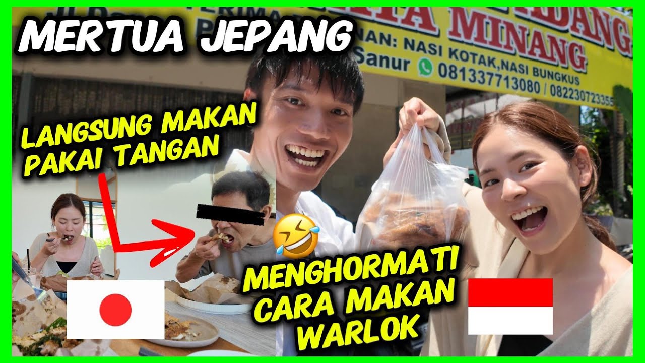 MERTUA JEPANG PENGEN RASAIN NASI PADANG‼️LANGSUNG AKU KASIH YANG SPESIAL