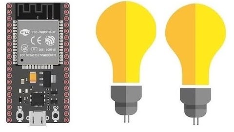 Allumer deux lampes par la carte ESP32