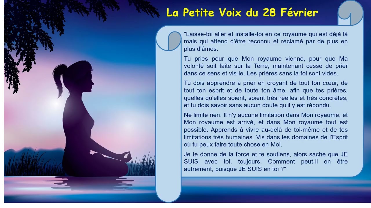 La Petite Voix Enchantée du  28 Février