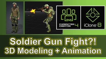 Soldier #3DModeling #3DAnimation #iclone #soldier #Gun #GunFight #CharacterCreator #CC4