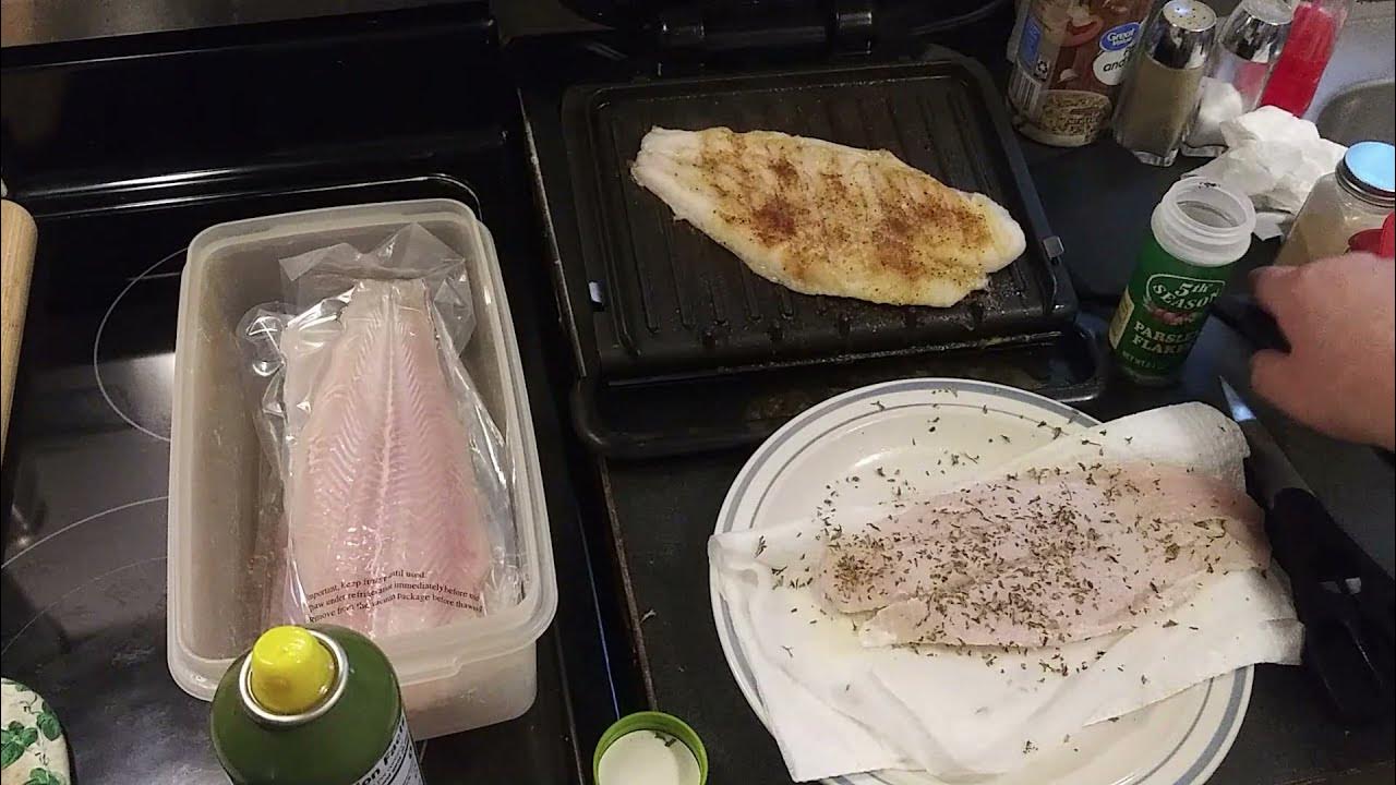 Delicious Foreman Grill Fish Recipe YouTube