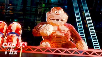 PIXELS (4/4) | Donkey Kong: Pertarungan Terakhir | Adam Sandler, Peter Dinklage, Josh Gad | ClipFlix