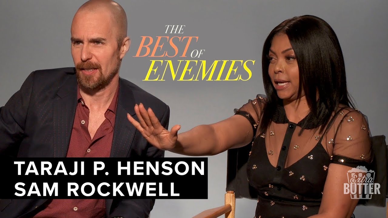 Taraji P. Henson & Sam Rockwell 'The Best of Enemies' Interview