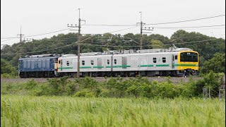 E493系+EF64　試験列車　武蔵野線（東浦和）/　JR E493 Series & EF64　Higashi-Urawa,Saitama　【でんしゃしん動画】