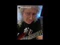 Brian may teaches you bohemian rhapsody guitar solo  instagram story