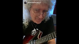 Brian May teaches you “Bohemian Rhapsody” guitar solo - Instagram story