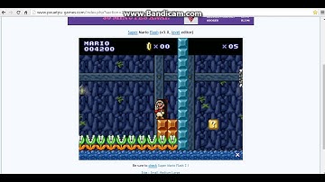 super mario flash 1 castle level