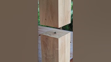 Useful Woodworking Tips and Tricks! How to Make Hidden Wood Joints #diy #shorts #tips #woodworking