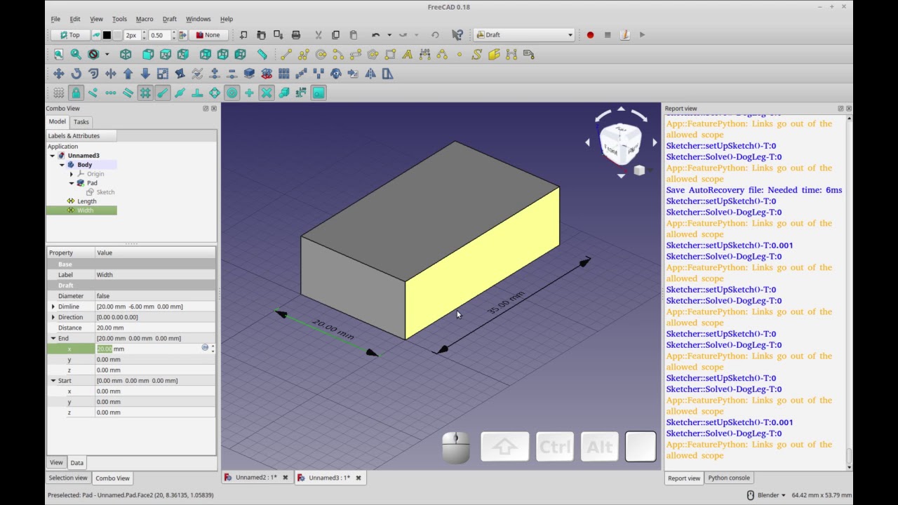 Draft Drawing  FreeCAD Documentation