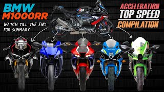 M1000RR 🆚️ Panigale V4 🆚️ YZF R1 🆚️ CBR1000RR 🆚️ GSX R1000R 🆚️ ZX10R | Compilation 🔥🔥