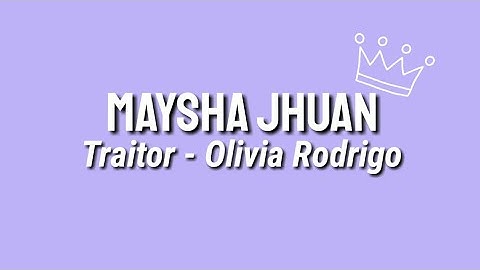 Maysha Jhuan - Traitor (Olivia Rodrigo) Lyrics | X Factor Indonesia