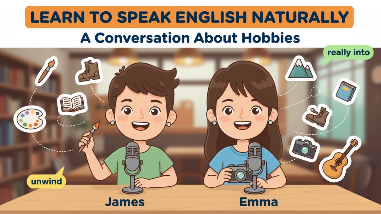 Learn to Speak English Naturally: A Conversation About Hobbies - YouTube