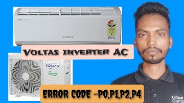 voltas inverter AC  error code P0,P1 ,P2,P4 solved in just 1 step 👍