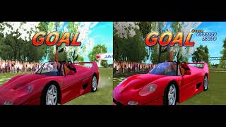 OutRun 2 SP endings comparison, PS2 vs PC