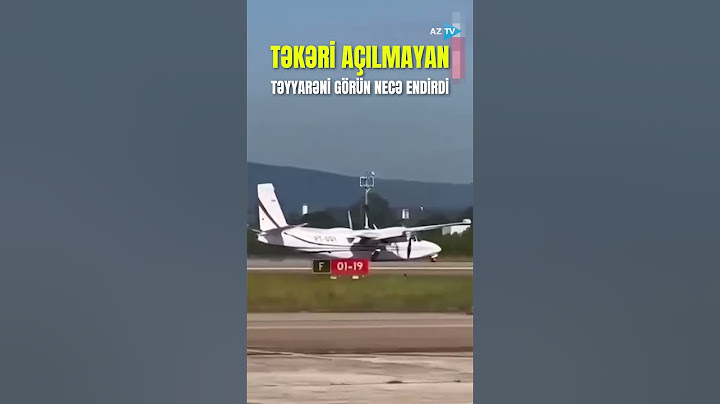 Braziliyada pilot təkərləri açılmayan təyyarəni gövdəsi üzərinə endirdi