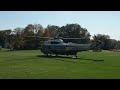 Marine one lifts at the white house on november 1 2023