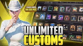Tiktokers+Youtubers Costom Rooms With My New Subscribers || 9C Legend Army ||Pubglive#livestream screenshot 1