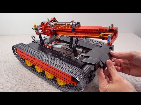 RC LEGO T-34 Tank with Shooting Mechanism. 