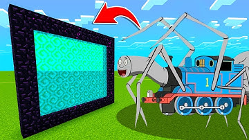 How To Make A Portal To The THOMAS.EXE Dimension in Minecraft