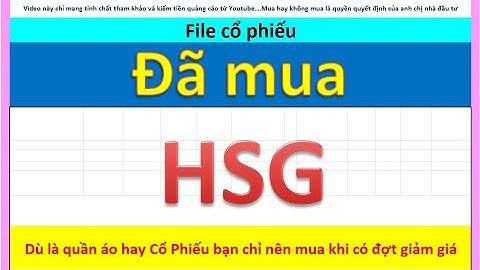 File cổ phiếu định giá HSG và mua luôn khi chỉ báo RSI cho phép