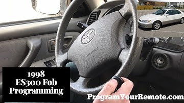 How To Program A Lexus ES300 Remote Key Fob 1998
