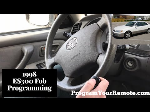 How To Program A Lexus ES300 Remote Key Fob 1998