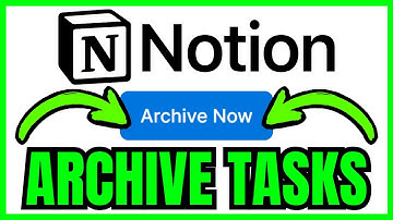 How To ARCHIVE COMPLETED TASKS In Notion (QUICK & EASY) 2025