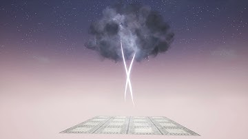 Unreal Engine 4 25 Niagara the cloud reacts to sound