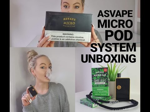 Asvape Micro Pod kit UNBOXING