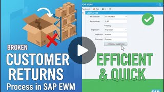 Customer Return Process in SAP EWM | Step-by-Step Explanation with Real-Time Scenario