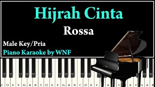Rossa - Hijrah Cinta Piano Karaoke Versi Pria