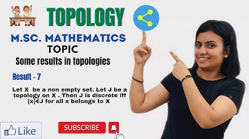 L-27||some results in topologies|| topology|| M.Sc. mathematics||