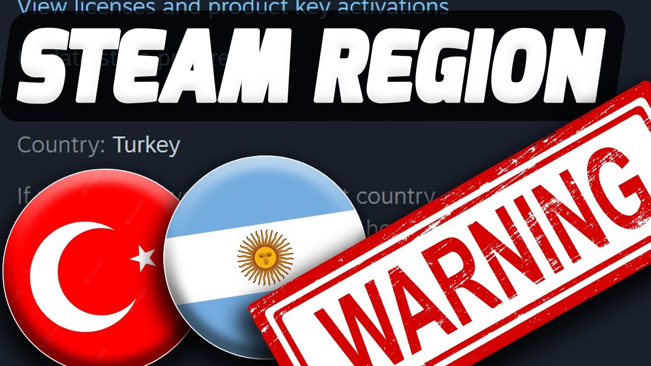 MAEGEN] STEAM ACCOUNT REGION SWITCH [STEAM TURKEY / STEAM ARGENTINA], GET  CHEPEAST GAMES, 💱 MIGRANT NOW 💱