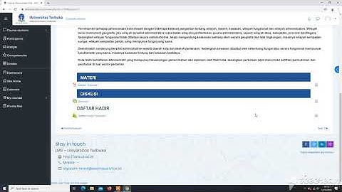 Tutorial LMS (Learning Management System) Universitas Terbuka