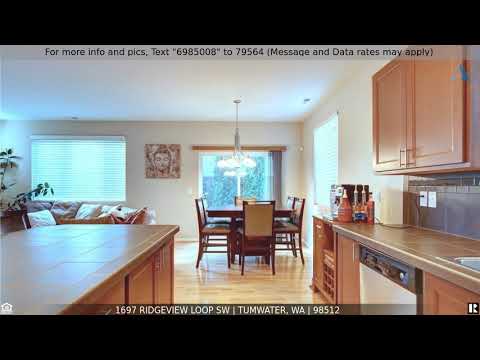 1697 Ridgeview Loop SW, Tumwater, WA home video tour