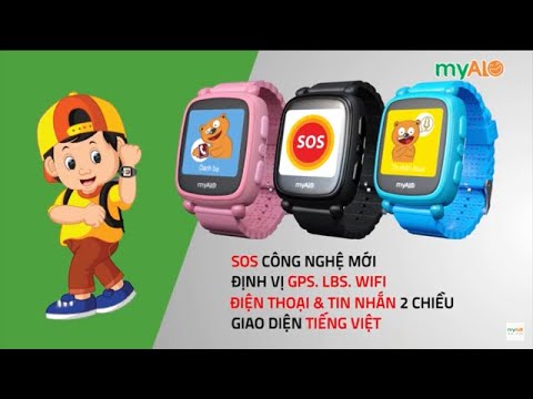 Video Đồng hồ thông minh trẻ em myAlo KS62w - youtube
