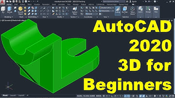 AutoCAD 2020 3D Tutorial for Beginners
