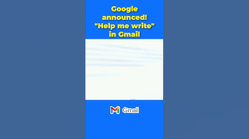 Google announced "Help me write" in Gmail ✍️ #shorts