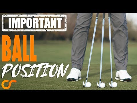 GOLF - BALL POSITION, MOST IMPORTANT LESSON