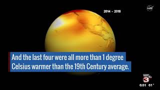 2018 was the fourth warmest year on record