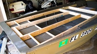 Jon Boat To Bass Boat Conversion | DIY Jon Boat Casting Deck