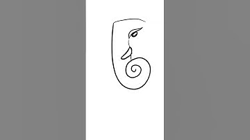 How to Draw Ganesha drawing easy | Ganpati bappa drawing tutorial #shorts #ganesh