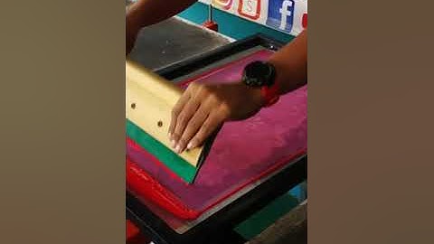 [SHORTS] SCREEN PRINTING CMYK COLOR PROCESS