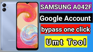 samsung a042f frp bypass || samsung a04 frp bypass no *#0*# code work one click unlock umt tool pro