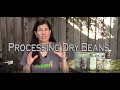 Processing Dry Beans for Storage to Eat Year-Round