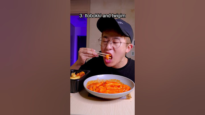 Best Korean food combinations 😋