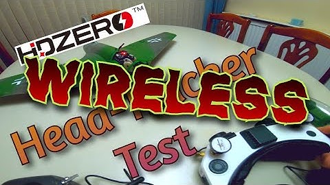 HDZero Goggles Wireless Headtracker Test