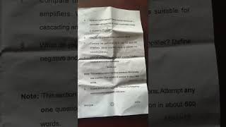 B.sc (IV) semester physics question paper (Perspectives of Modern Physics and Basic Electronics )🥰🔥🔥