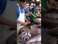 Incredible Fish Cutting Skills: 3 Masters Slice Giant Fish in Asian Market