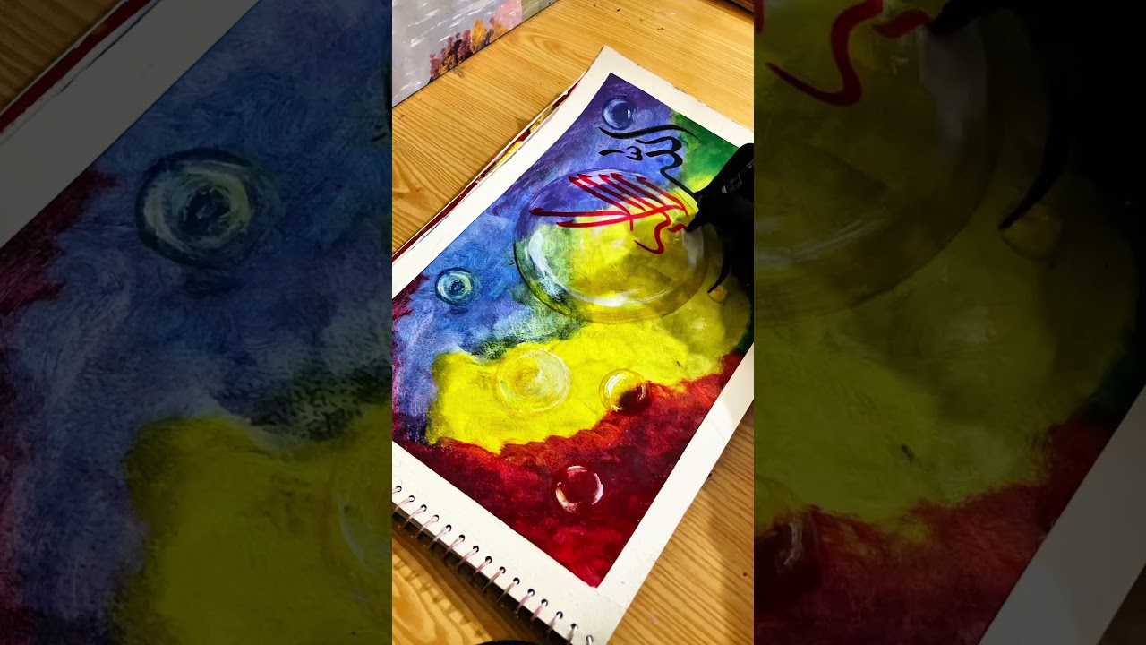 Beautiful Arabic Calligraphy #art #calligraphy  #allah #shorts #trending #islamic #viral